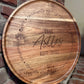 Round Acacia Personalized Tray