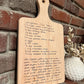 Custom Engraved Recipe Boards