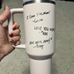 Customer-Provided Engraved Tumblers