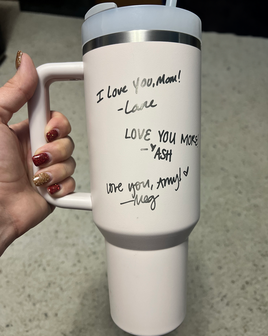 Customer-Provided Engraved Tumblers