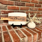 Custom White Marble & Acacia Cutting Board